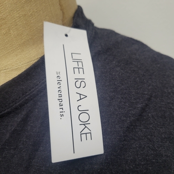 Life Is Joke Cotton/Viscose T-shirt Men's. Size Medium. New With Tags. - Picture 9 of 9